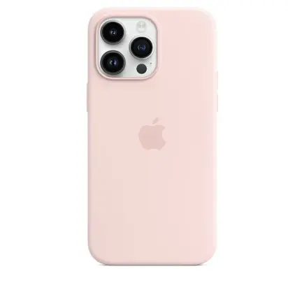 Funda de Silicona para Iphone 16 Pro Original Apple - Color Tiza Rosado — imagen 1
