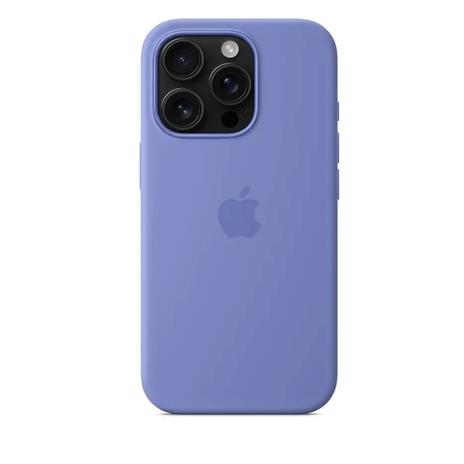 Funda de Silicona para Iphone 16 Pro Original Apple - Color Violeta Bígaro — imagen 4