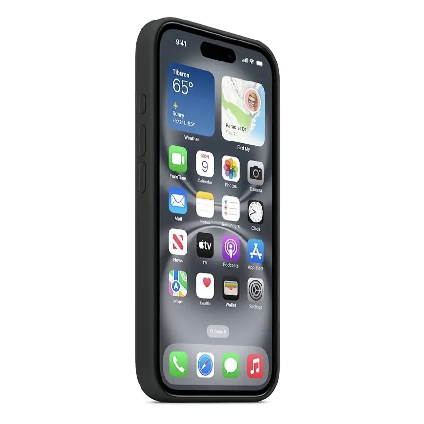 Funda de Silicona para Iphone 16 Original Apple - Color Negro — imagen 5