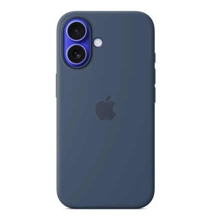 Funda de Silicona para Iphone 16 Original Apple - Color Azul Denim's photo #1