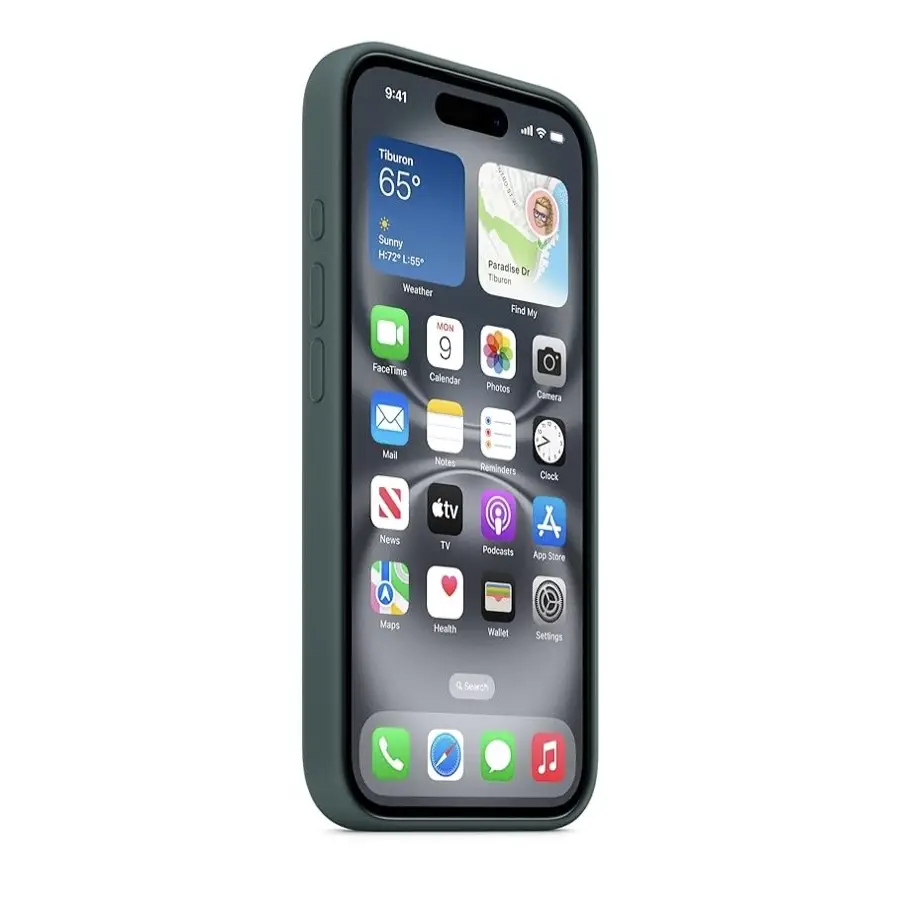 Funda de Silicona para Iphone 16 Original Apple - Verde Militar — imagen 5