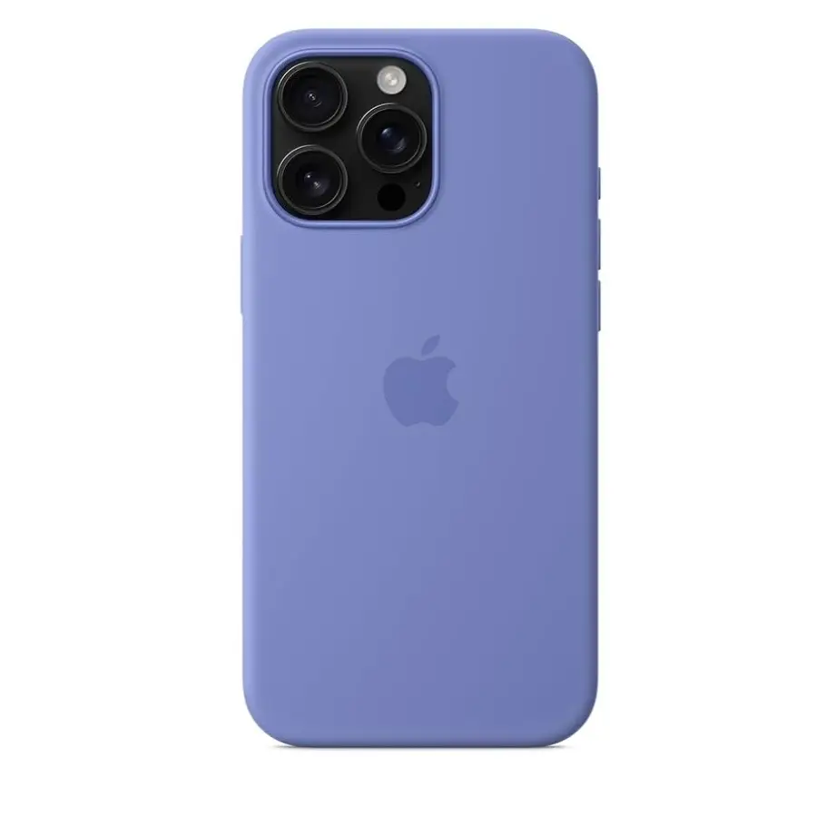 Funda de Silicona para Iphone 15 Pro Original Apple - Color Violeta Bígaro — imagen 3