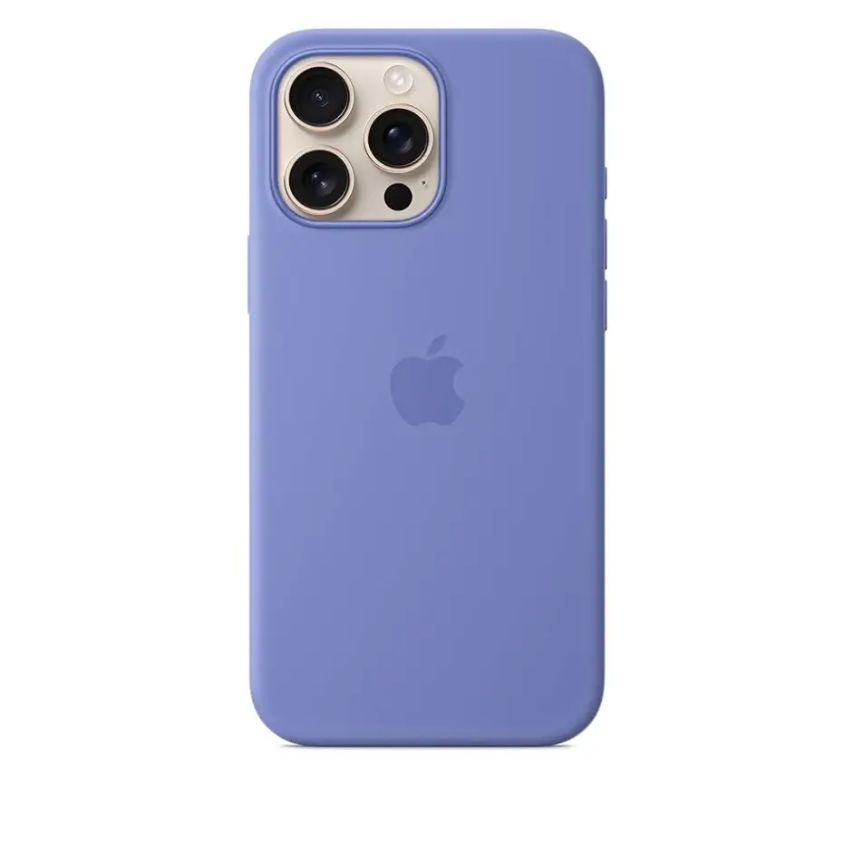 Funda de Silicona para Iphone 15 Pro Original Apple - Color Violeta Bígaro — imagen 2