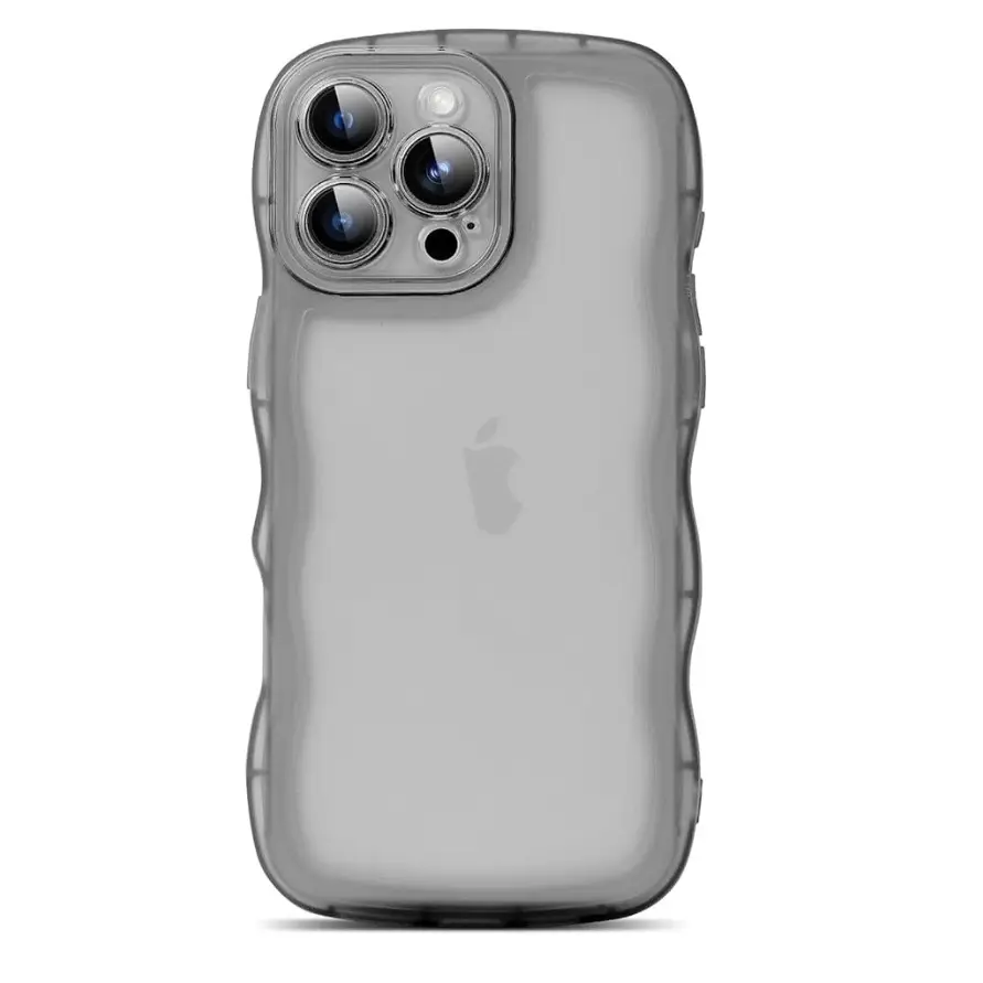 Funda de TPU Fexible para Iphone 15 Pro Max - Color Negro Transparente's photo #1