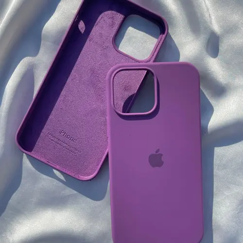 Funda de Silicona para Iphone 15 Pro Original Apple - Color Púrpura — imagen 1