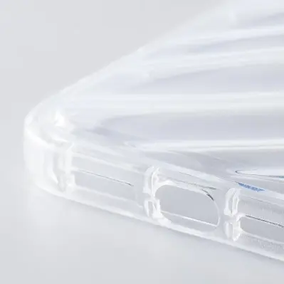 Funda de TPU Transparente diseño de patrón de ondas de agua, a prueba de golpes para Iphone 15 Plus - Color Clear Marca Zkacase — imagen 4