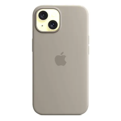 Funda de Silicona para Iphone 15 - Color Arcilla Claro — imagen 2