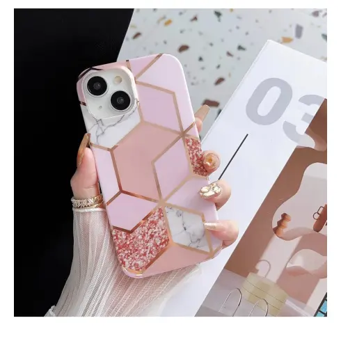 Funda de TPU Flexible para Iphone 15 de diseño Rosa - Marca Jmltech — imagen 2