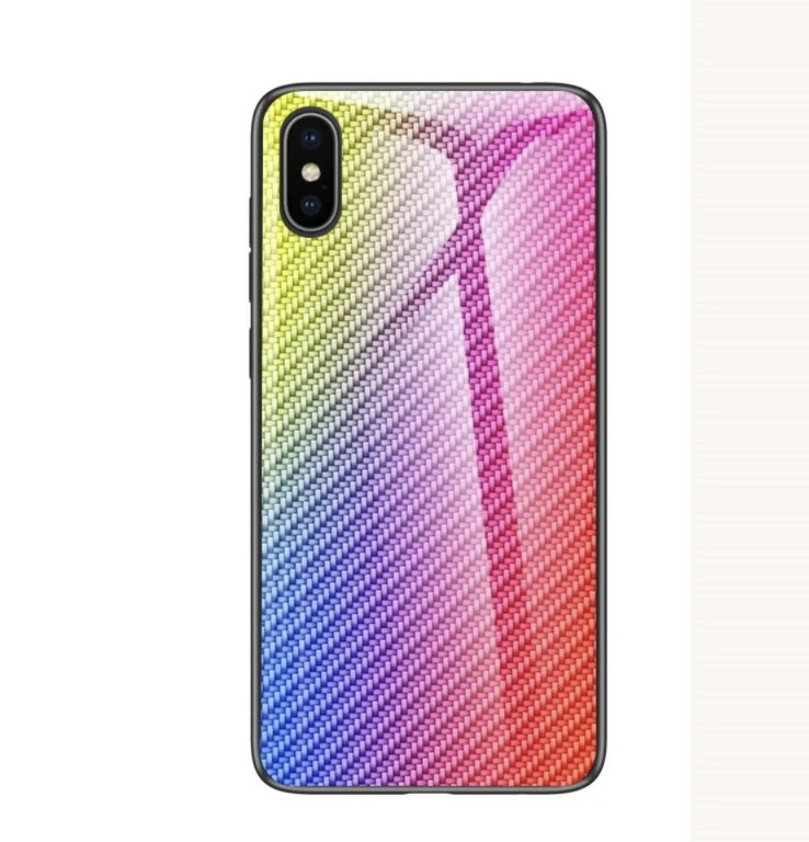 Funda de cristal templado de Funda fibra de carbono para el iPhone XS Max's foto | La Gran Manzana |  BizneCubano