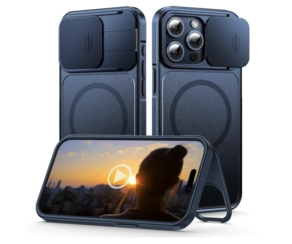 Funda TPU  para iPhone 15 Pro [cubierta de cámara deslizante], funda magnética, compatible con MagSafe, protección  grado militar - Azul Marca LK's foto | La Gran Manzana |  BizneCubano