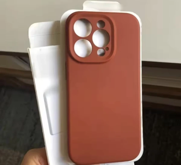 Funda de teléfono de silicona líquida suave de color caramelo de estilo Simple para iphone 13 Pro Max -Color Rojo y Naranja's foto | La Gran Manzana |  BizneCubano