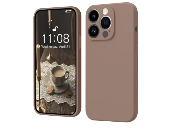 Funda de silicona para iPhone 14 Pro resistente a los arañazos - Color Marrón Caqui's foto | La Gran Manzana |  BizneCubano