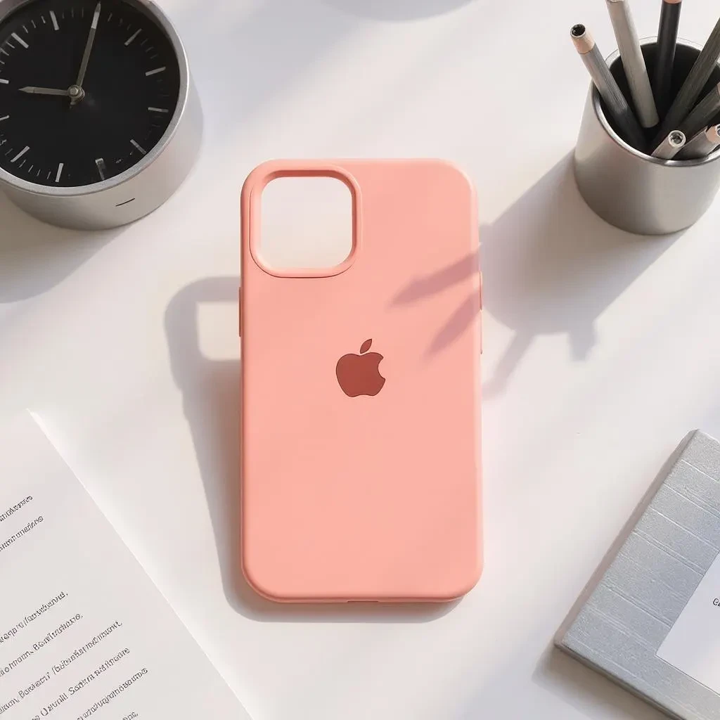 Funda de Silicona para iPhone 12 Mini Original Appel - Color Melocotón's foto | La Gran Manzana |  BizneCubano