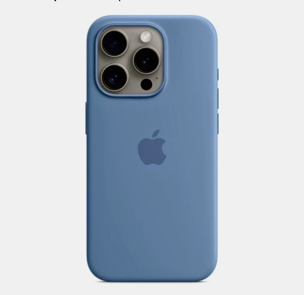 Funda de Silicona para Iphone 16 Pro Max Original Apple - Color Azul Denim's foto | La Gran Manzana |  BizneCubano