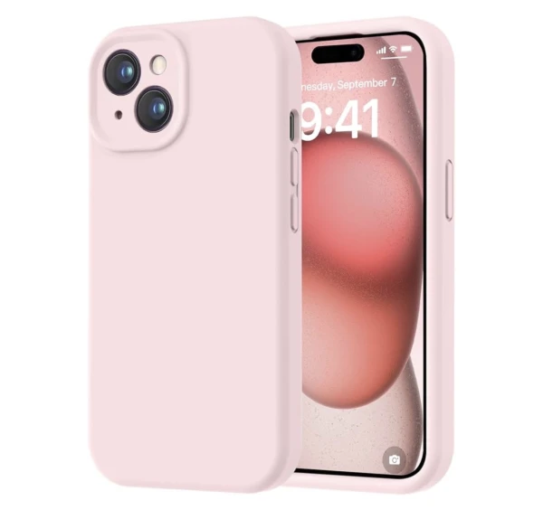 Funda de Silicona para Iphone 15 , protección de cuerpo completo a prueba de golpes - Color Rosa Palo's foto | La Gran Manzana |  BizneCubano