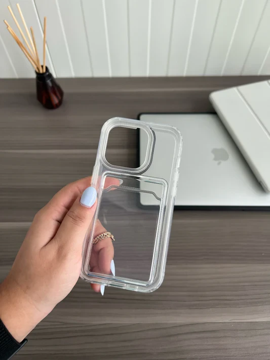 Funda para iPhone 14 Pro con tarjetero - Color Transparente's foto | La Gran Manzana |  BizneCubano
