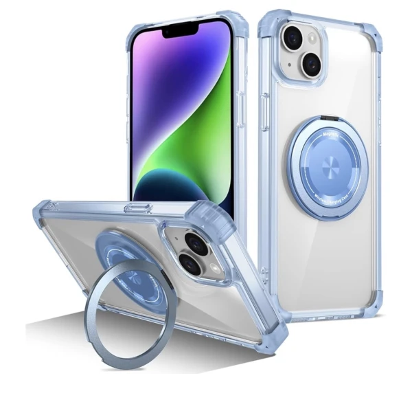 Funda Magnética con Ring para IPhone 14 Plus - Color Azul Cielo's foto | La Gran Manzana |  BizneCubano