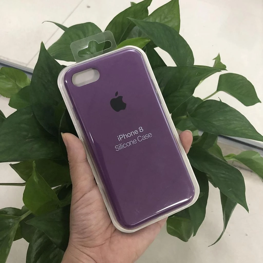Funda de Silicona para iPhone 8 Original Apple  - Color Morado's foto | La Gran Manzana |  BizneCubano