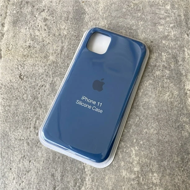 Funda de Silicona para iPhone 11 Original Apple  - Color Azul Marino's foto | La Gran Manzana |  BizneCubano
