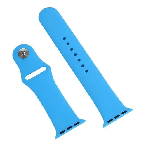 Correa de silicona para Apple Watch, pulsera Ultra de 44mm - Color Azul Claro's foto | La Gran Manzana |  BizneCubano