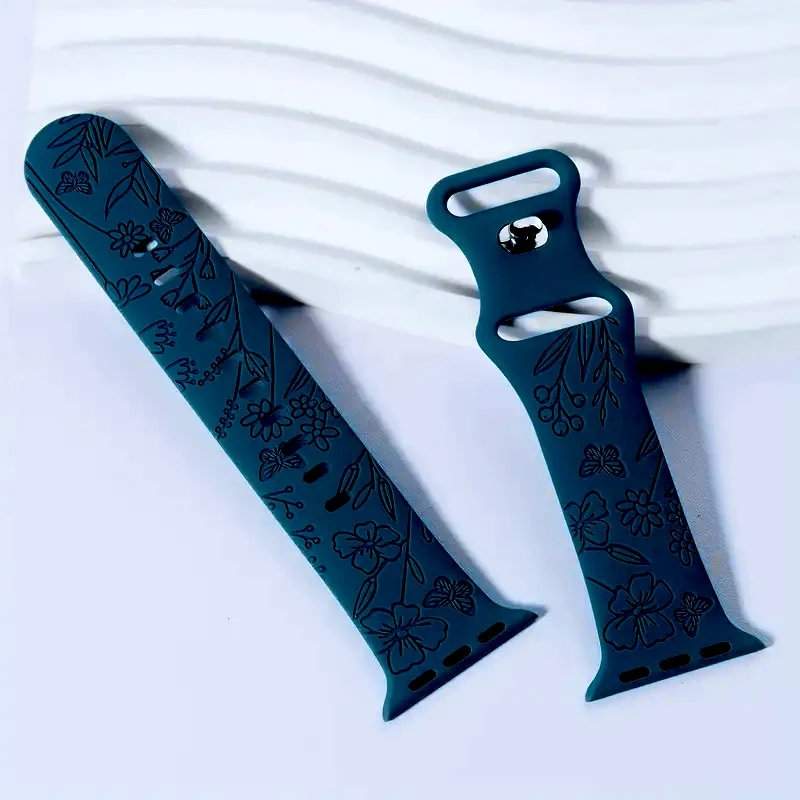 Correa de silicona para Apple Watch, pulsera Ultra de 44mm - Color Azul's foto | La Gran Manzana |  BizneCubano