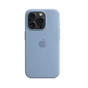Funda De Silicona para Iphone 16 Pro Original Apple - Color Azul Invierno miniatura 4