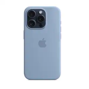 Funda De Silicona para Iphone 16 Pro Original Apple - Color Azul Invierno miniatura 2