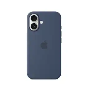 Funda de Silicona para Iphone 16 Original Apple - Color Azul Denim miniatura 4