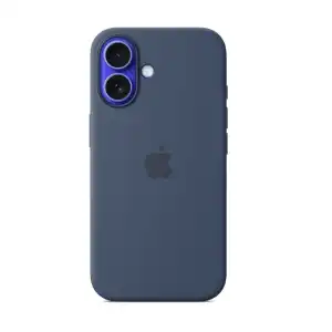 Funda de Silicona para Iphone 16 Original Apple - Color Azul Denim miniatura 2