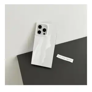 Funda de TPU Flexible para Iphone 15 Pro Max - Color Blanco miniatura 2