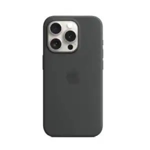 Funda de silicona para Iphone 15 Pro Original Apple - Color Gris Oscuro miniatura 1