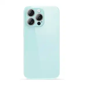 Funda de TPU Flexible Suave para Iphone 15 Pro Max - Color Verde Menta  Marca XIEWE miniatura 1