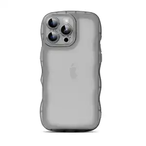 Funda de TPU Fexible para Iphone 15 Pro Max - Color Negro Transparente miniatura 1