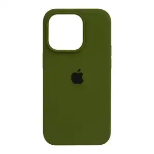 Funda de Silicona para Iphone 15 Pro Original Apple - Color Verde Militar miniatura 1