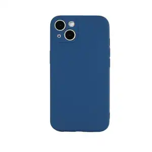 Funda de TPU Flexible con diseño antideslizante ,  suave al tacto para Iphone 15 Plus  - Color Azul miniatura 1