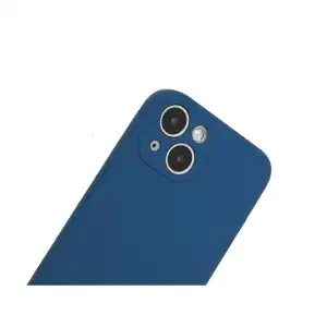 Funda de TPU Flexible con diseño antideslizante ,  suave al tacto para Iphone 15 Plus  - Color Azul miniatura 5