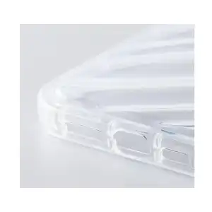 Funda de TPU Transparente diseño de patrón de ondas de agua, a prueba de golpes para Iphone 15 Plus - Color Clear Marca Zkacase miniatura 4