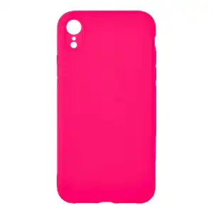Funda de Silicona para iPhone XR Original Apple  - Color Rosa Fucsia miniatura 1