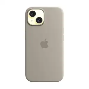 Funda de Silicona para Iphone 15 - Color Arcilla Claro miniatura 2