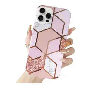 Funda de TPU Flexible para Iphone 15 de diseño Rosa - Marca Jmltech miniatura 1